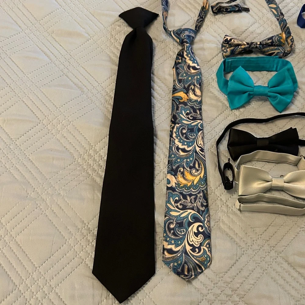 BUNDLE of BOYS Ties and Bow Ties